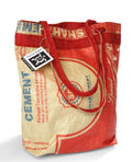 bolsa reciclada de saco de cemento