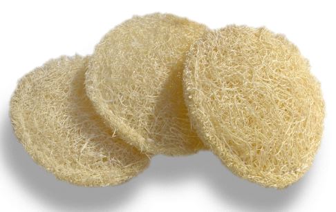Disco exfoliante natural de luffa