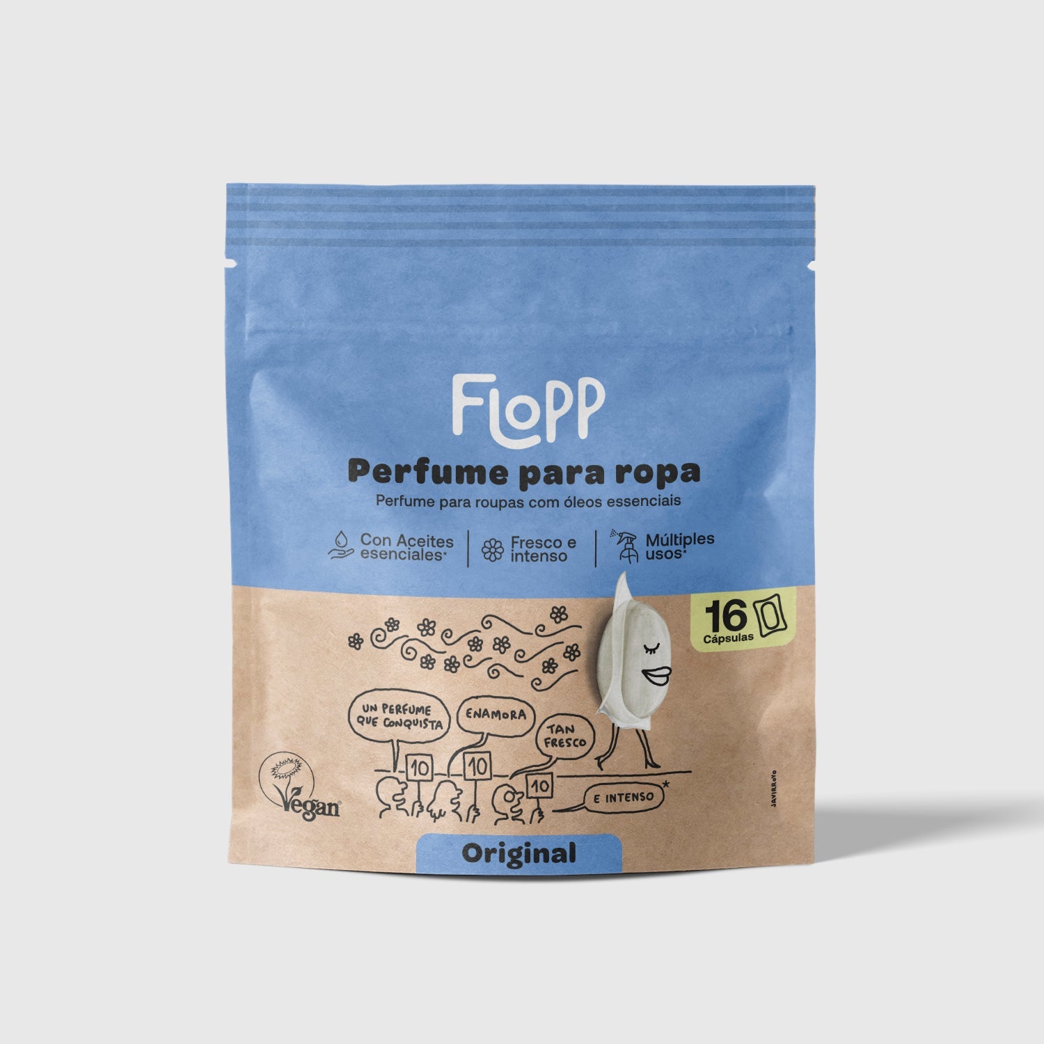 perfume para la ropa flopp